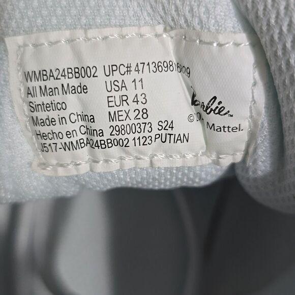 BRAND NEW  WOMEN'S BARBIES BY MATTEL PINK CASUAL COURT SNEAKER - Picture 15 of 16